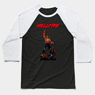 Hellfire Eddie 2 Baseball T-Shirt